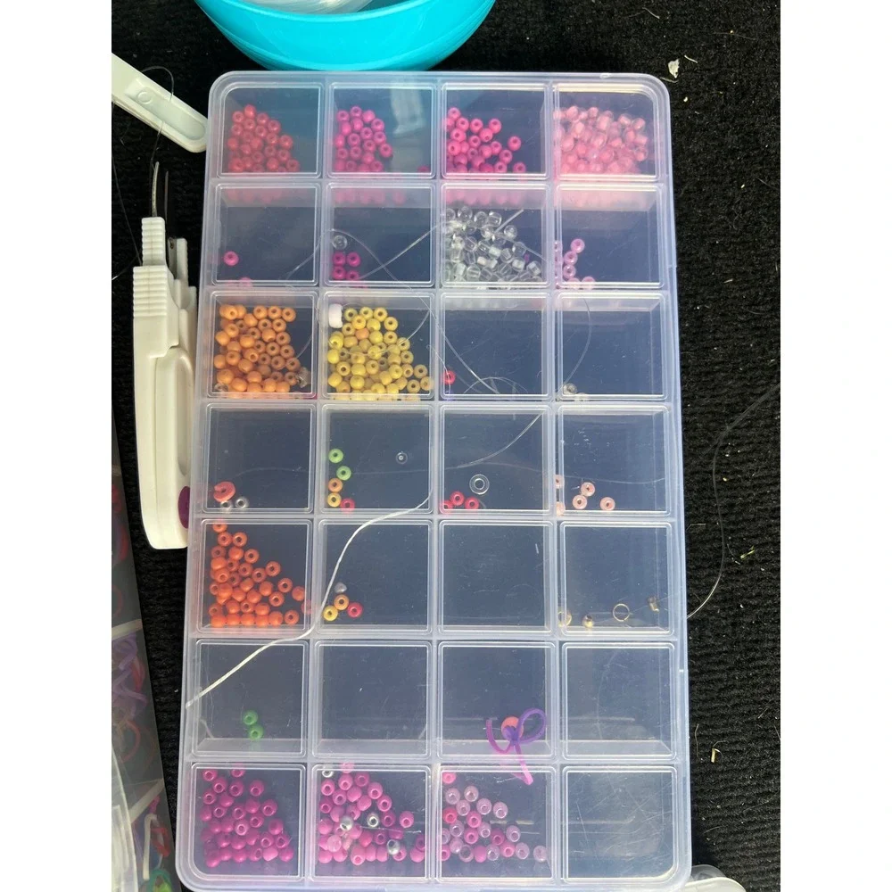 Jewelry Making Kit Kids OS Multicolor Clay Beads Alphabet Loom Bands